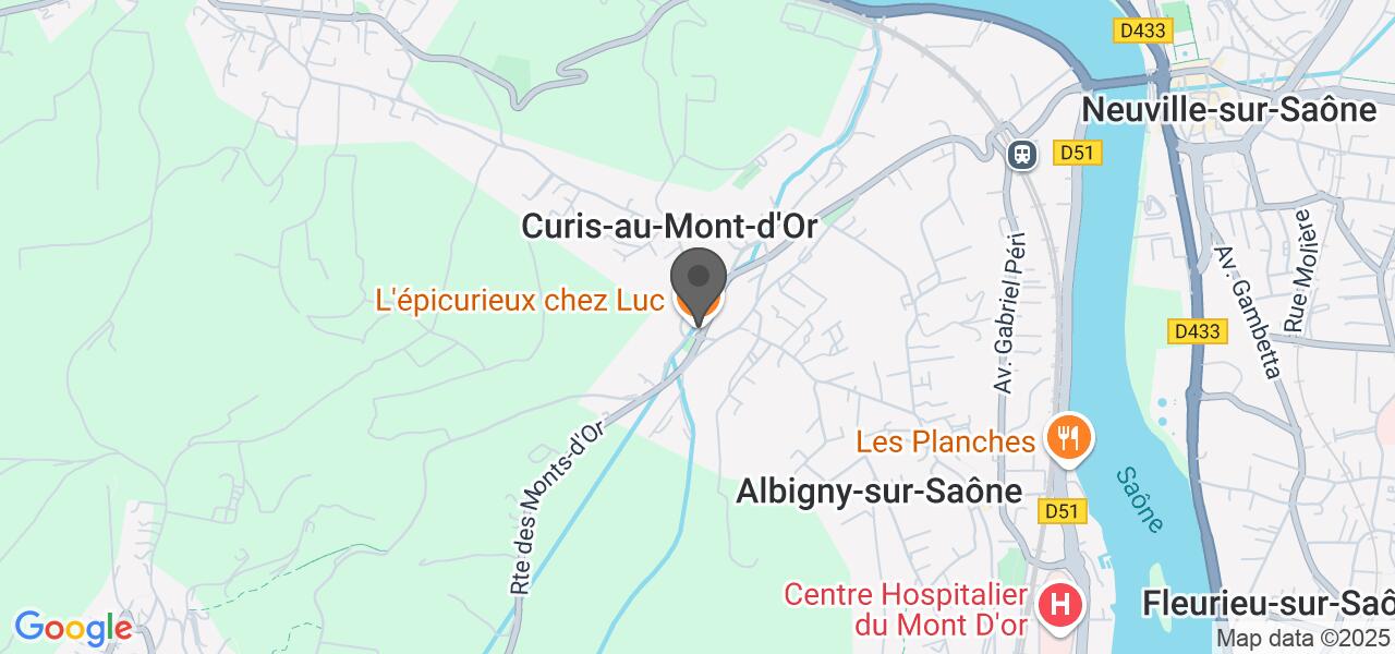 Plan d'accès — L’Epicurieux Chez Luc