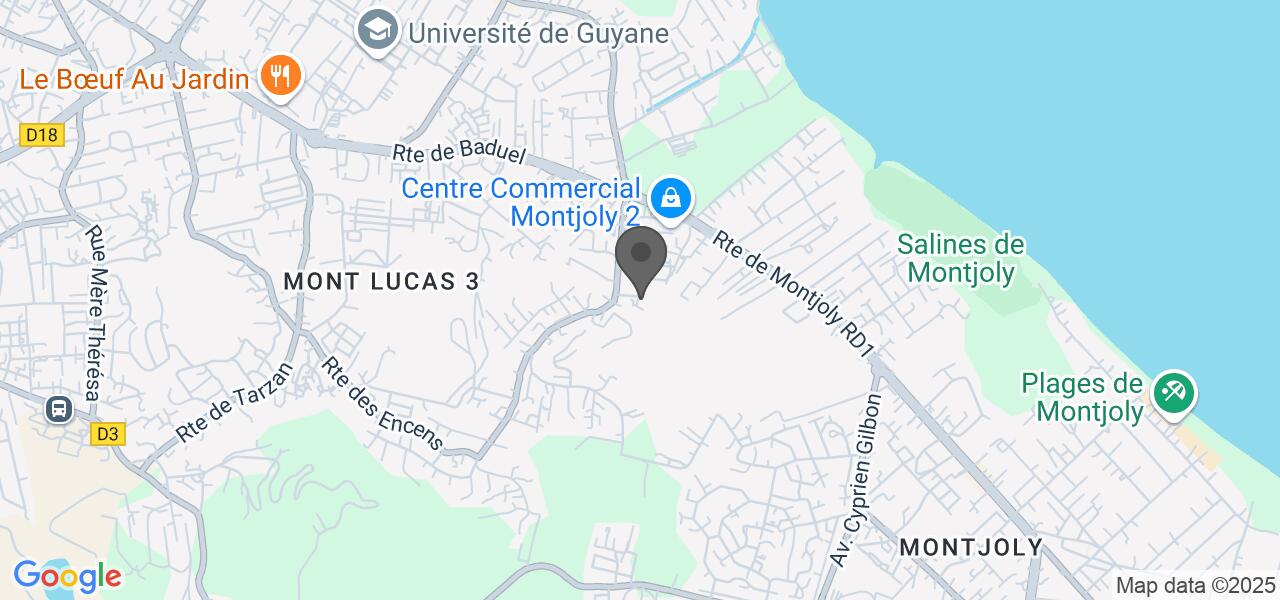 Access map — Brasserie ANCO | Restaurant Cayenne - Rémire-Montjoly