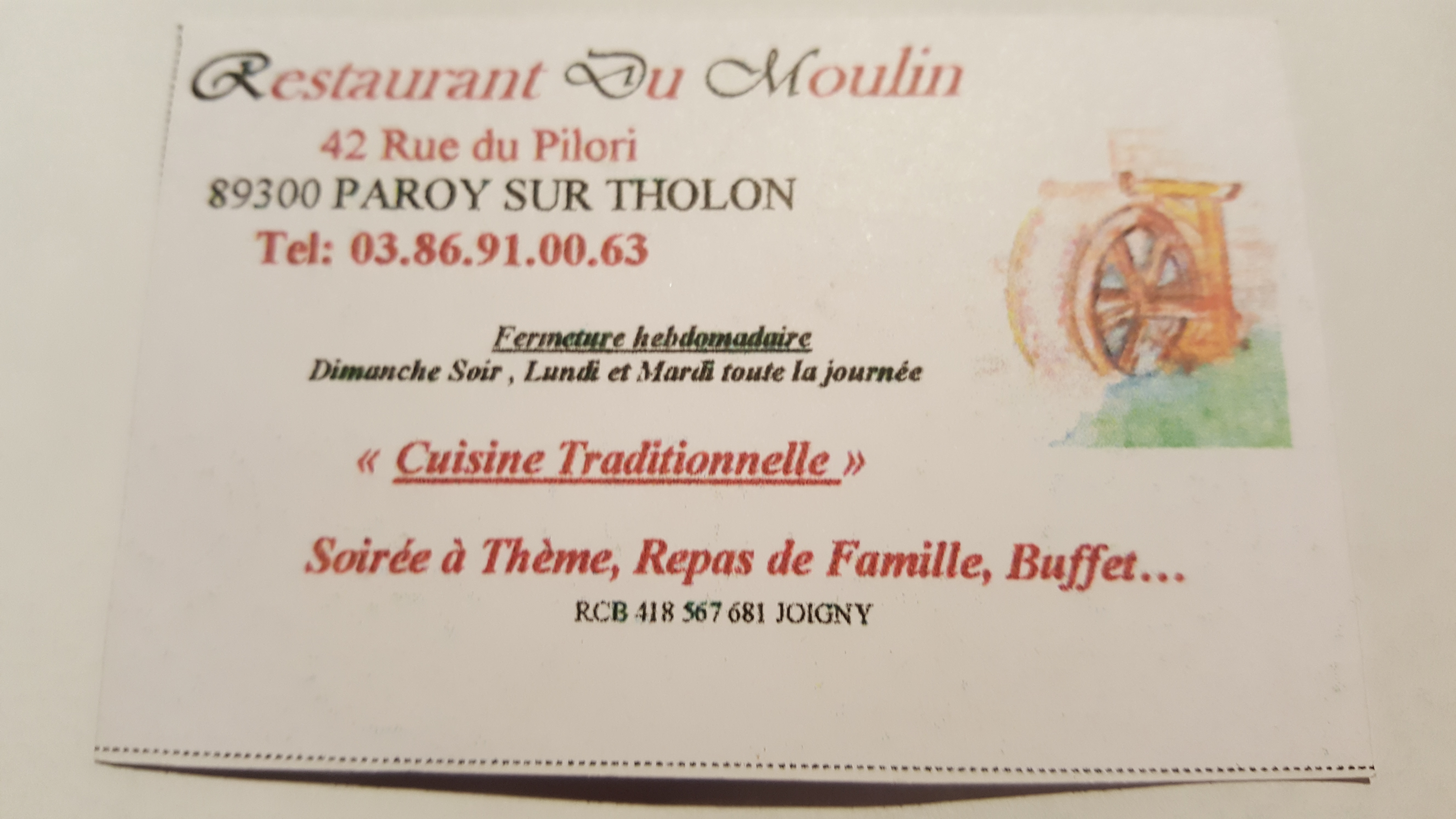 Restaurant Du Moulin