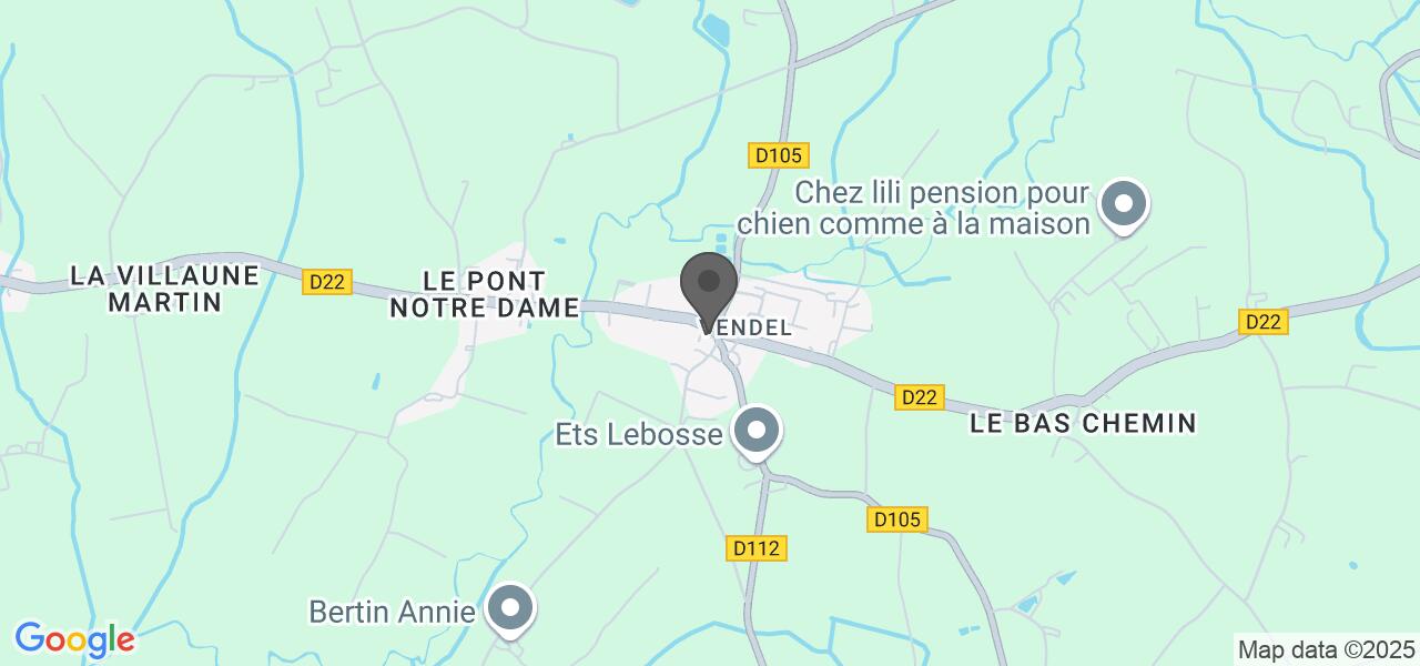 Mapa de acesso — Auberge du Couesnon