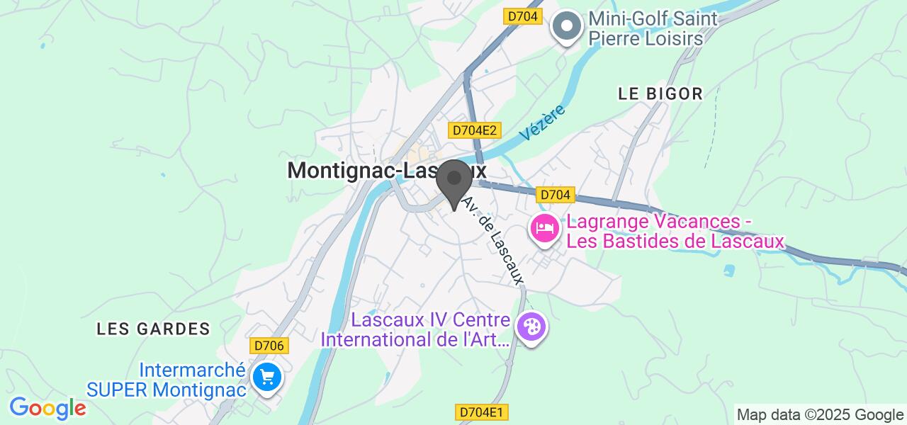 Plan d'accès — LE RELAIS DE MONTIGNAC