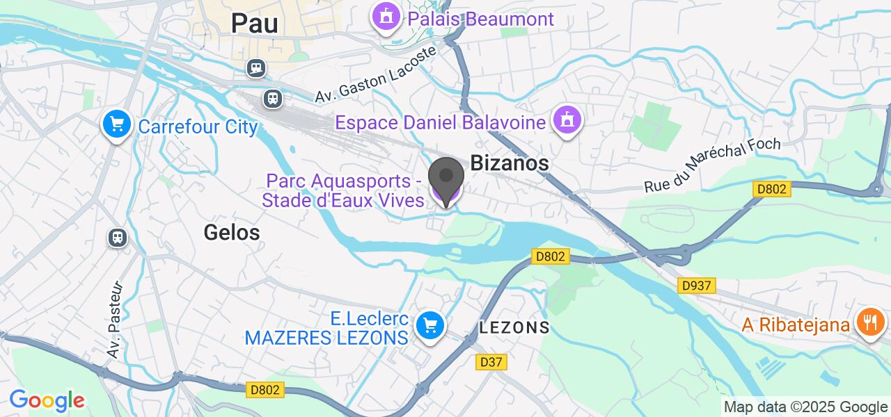 Plan d'accès — L'Aygo le restaurant sur L'eau