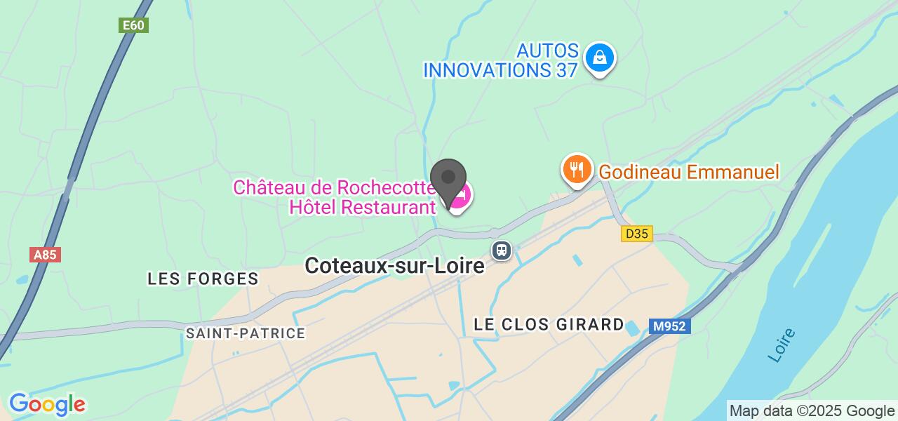 Mapa de acesso — CHATEAU DE ROCHECOTTE