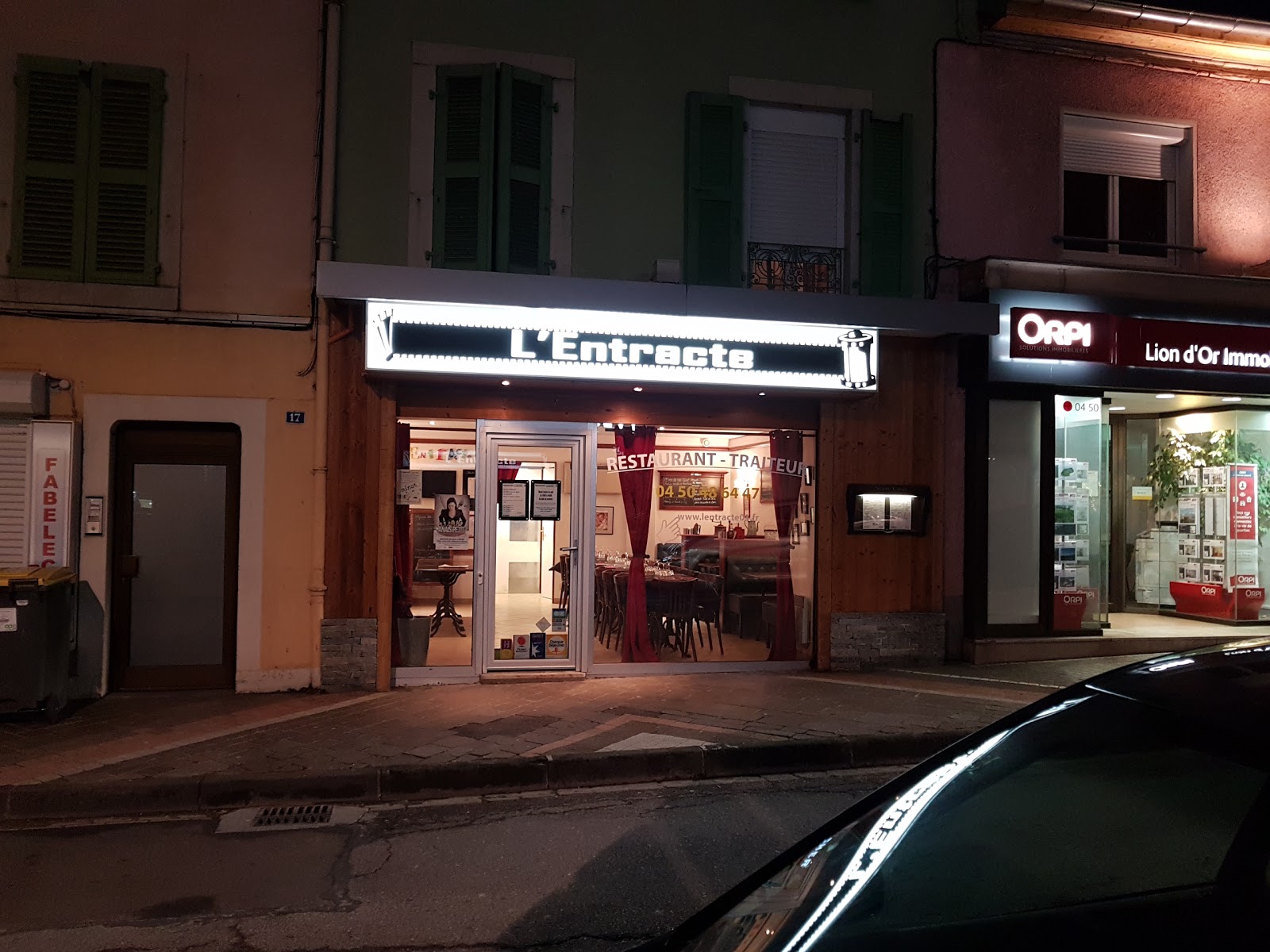 l'entracte
