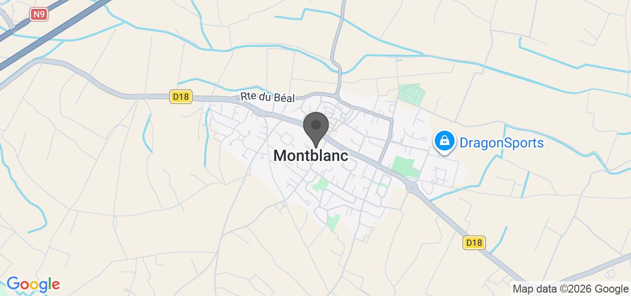 Plan d'accès — Restaurant Au jardin de Montblanc