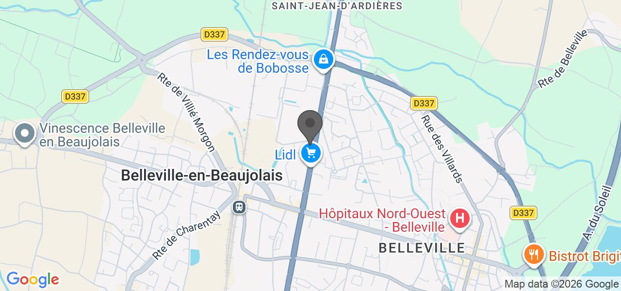 Plan d'accès — La Maison des Beaujolais