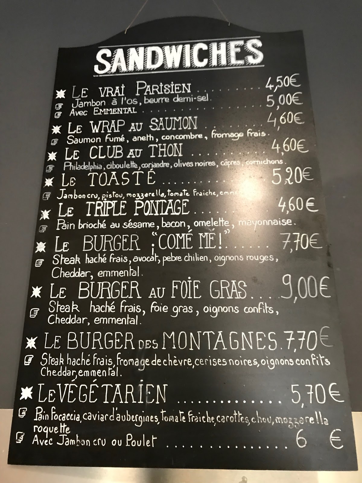 Le Club des Sandwiches