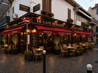 Le Café Redarès. Brasserie, restaurant