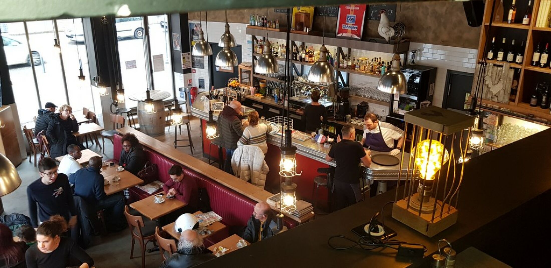 Le coq de la place