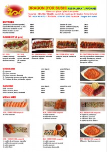 Dragon d'or sushi