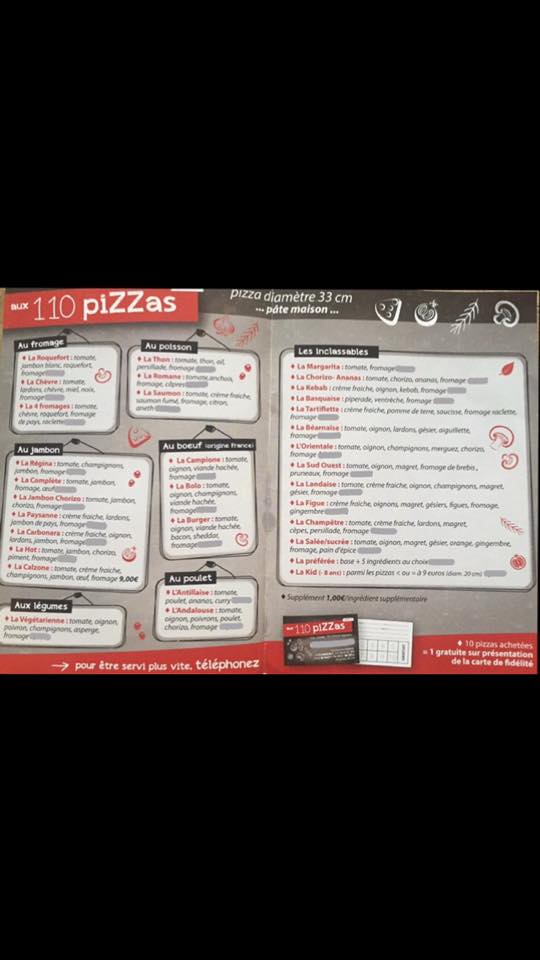 Aux 110 Pizzas — photo 4