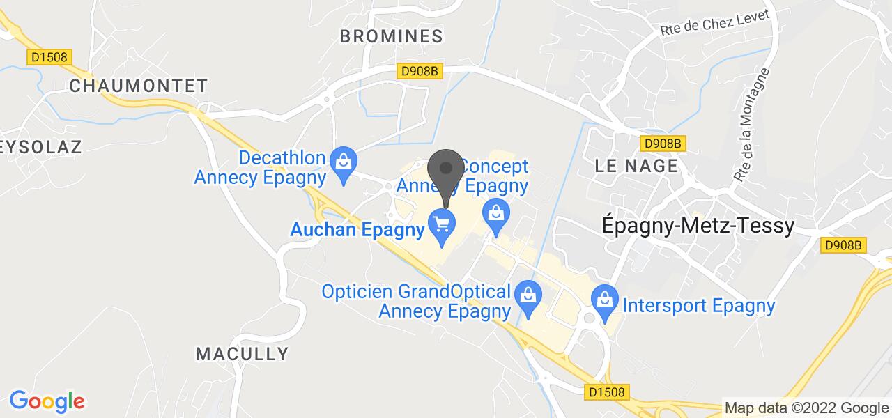 Plan d'accès — Too Schuss Grand Epagny restaurant