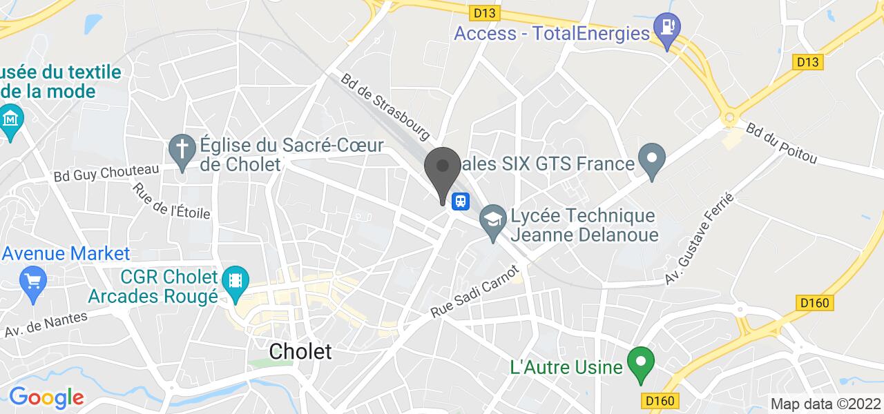 Plan d'accès — Bistrot de la Gare
