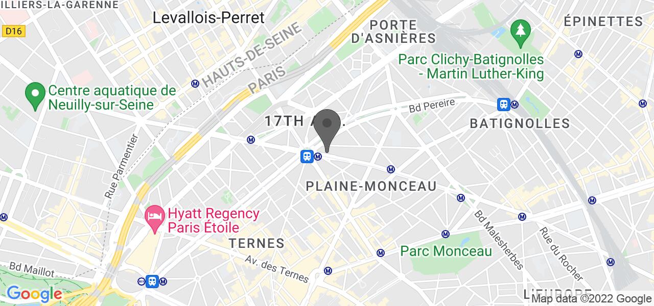 Plan d'accès — Grand bistro 17ème