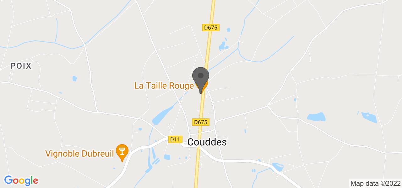 Plan d'accès — La Taille Rouge