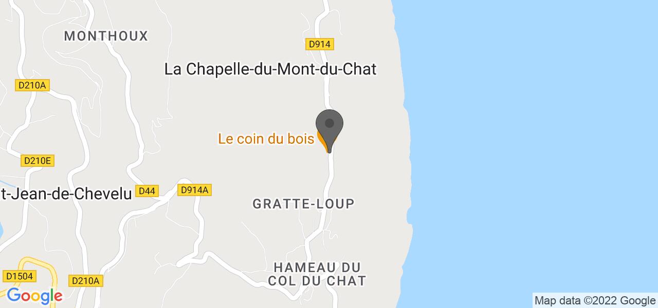 Plan d'accès — Le Coin Du Bois