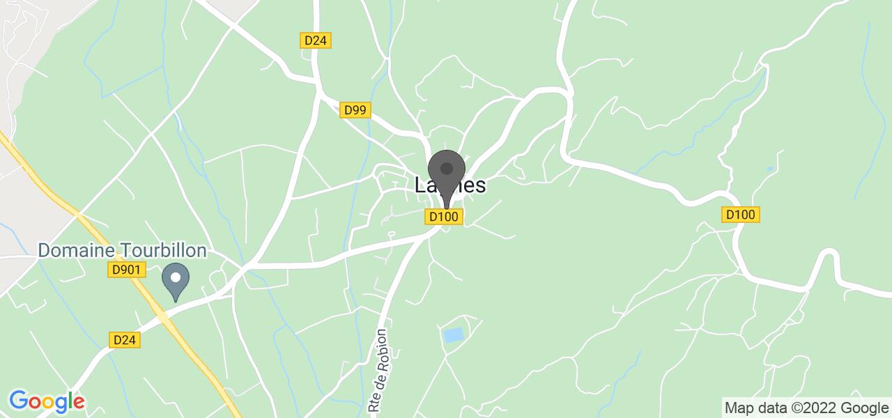 Access map — Auberge de Lagnes