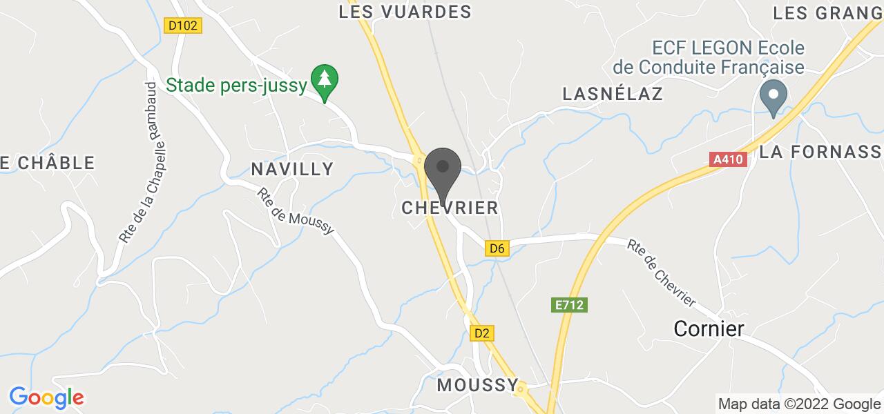 แผนที่การเดินทาง — Le Café de Chevrier
