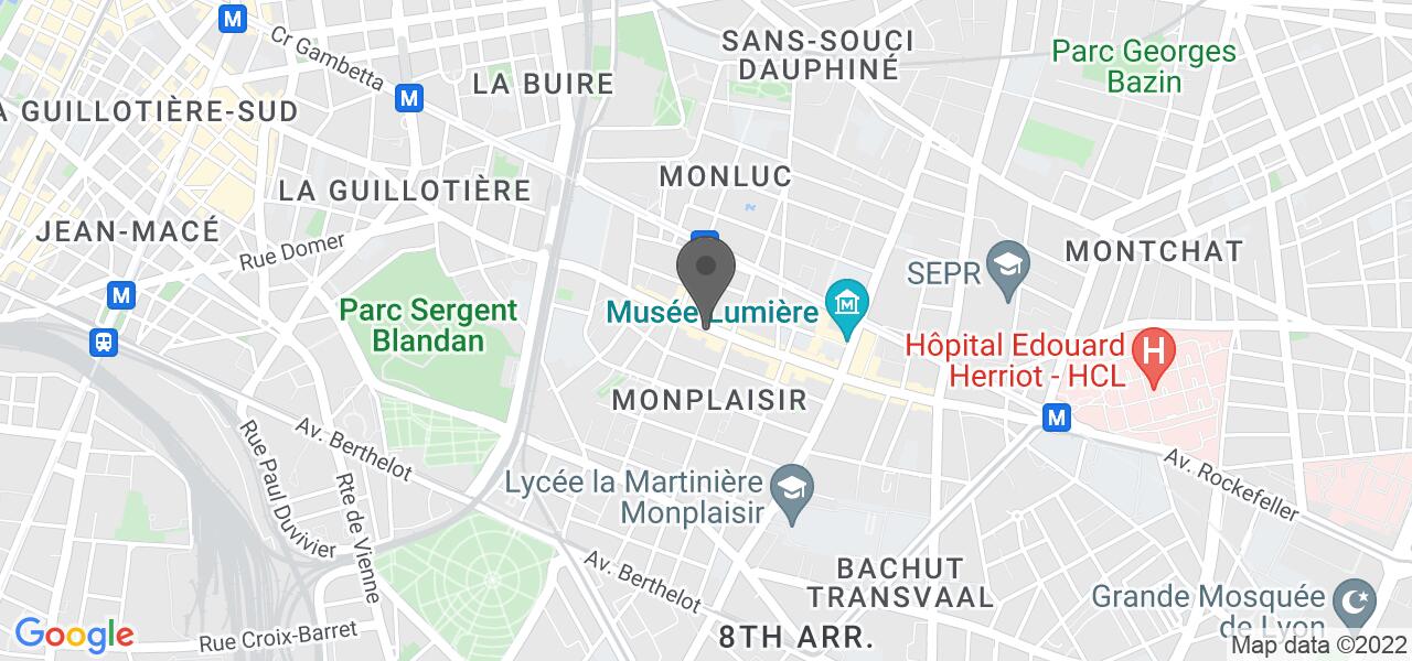 Plan d'accès — Monplaisir Côté Cour