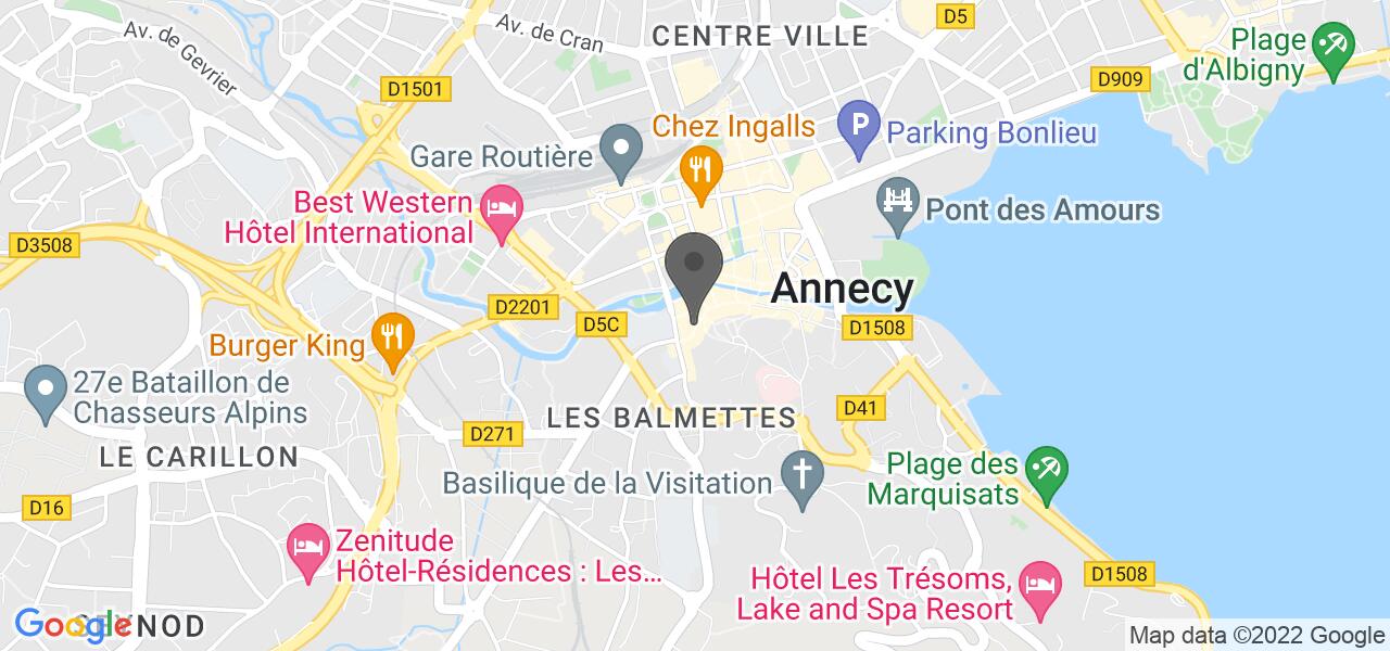Plan d'accès — L'Incandescent