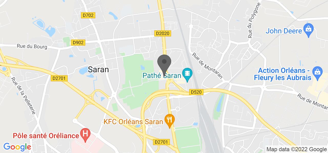 Plan d'accès — Au Bureau Saran