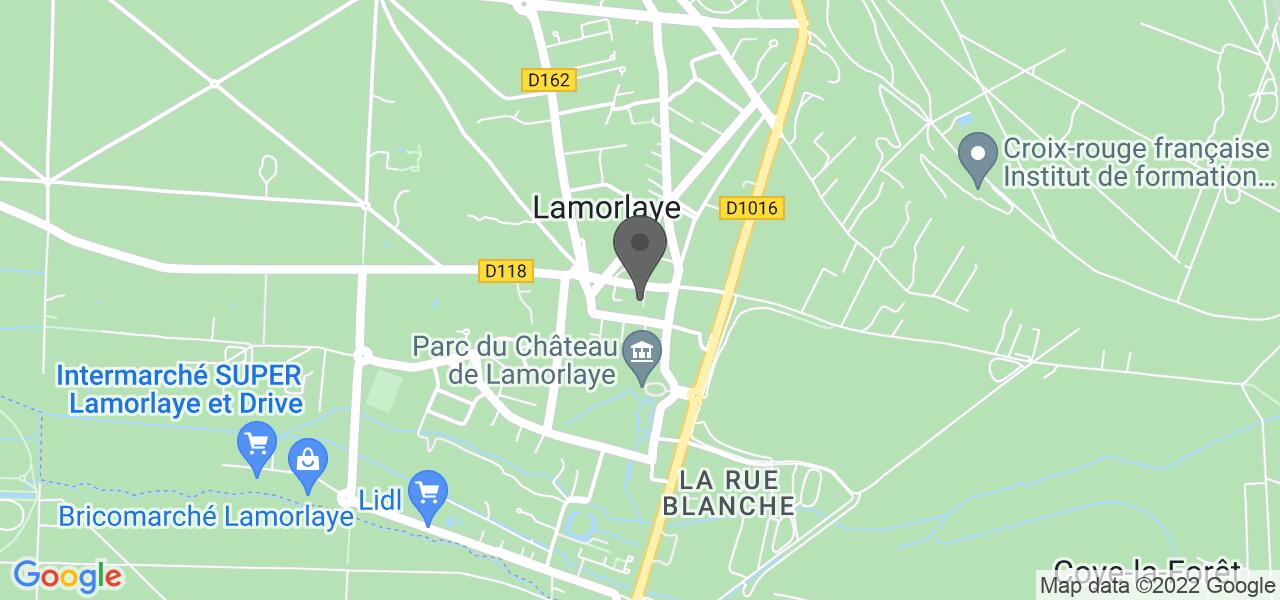 Схема проезда — Le Cheval Blanc