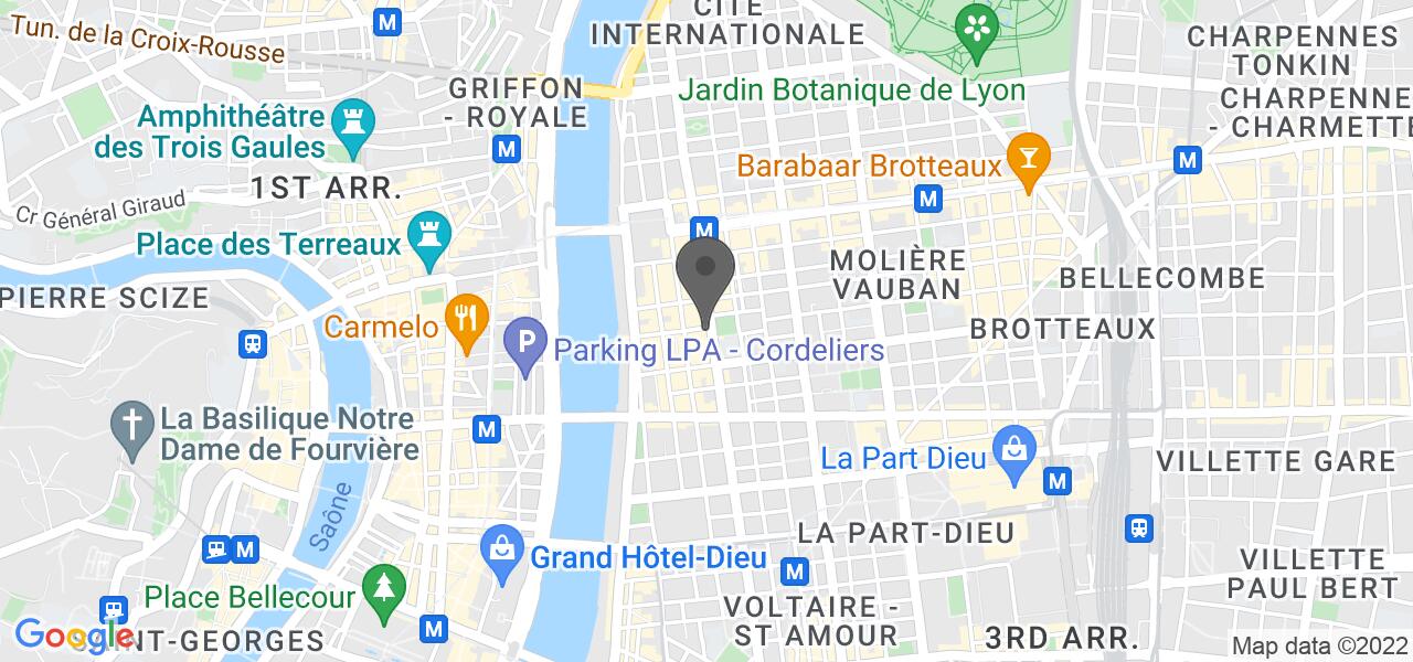 Routekaart — Café l'Edgar Quinet