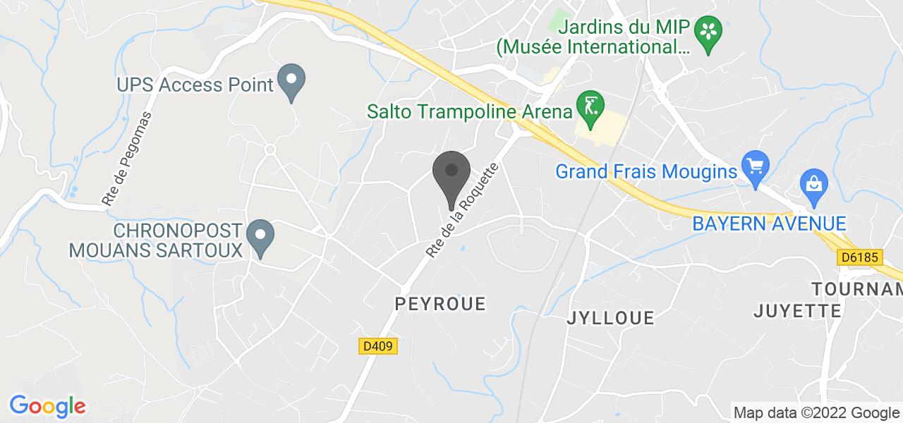 Plan d'accès — Le Relais de la Pinède