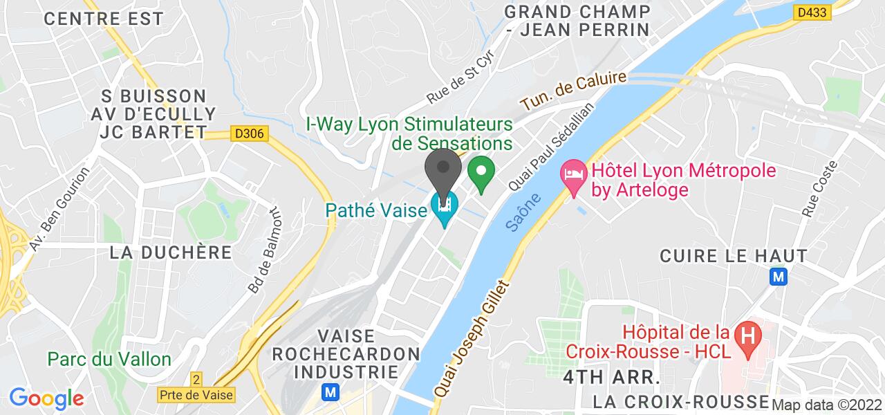 Plan d'accès — L'endroit - Lyon Vaise