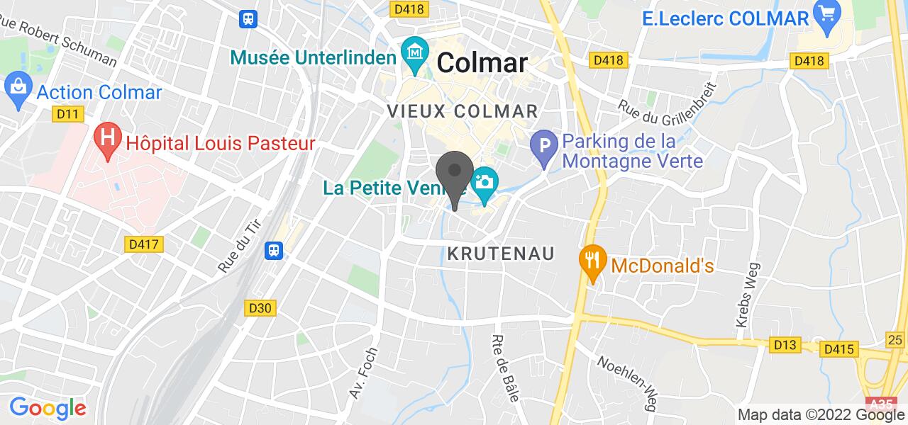 Plan d'accès — Wistub Brenner