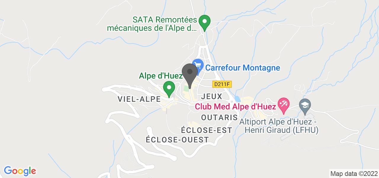 Plan d'accès — Au Montagnard