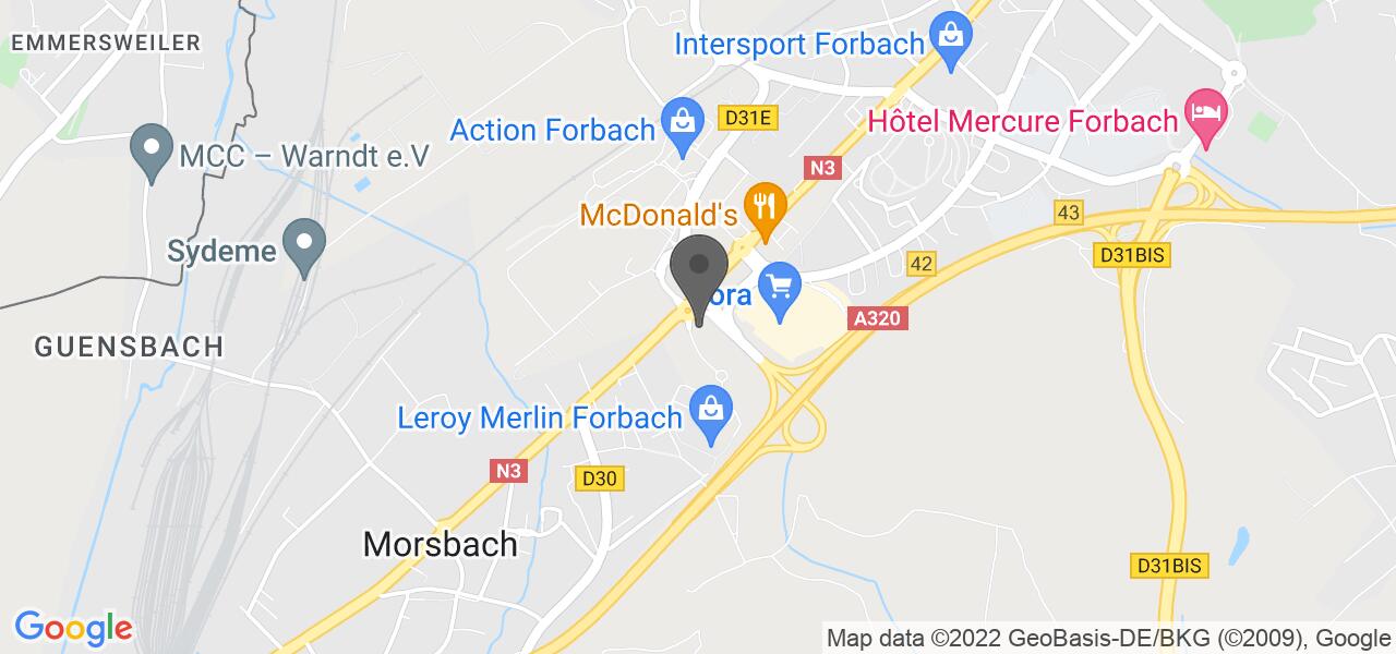 Plan d'accès — Buffalo Grill Forbach (Morsbach)