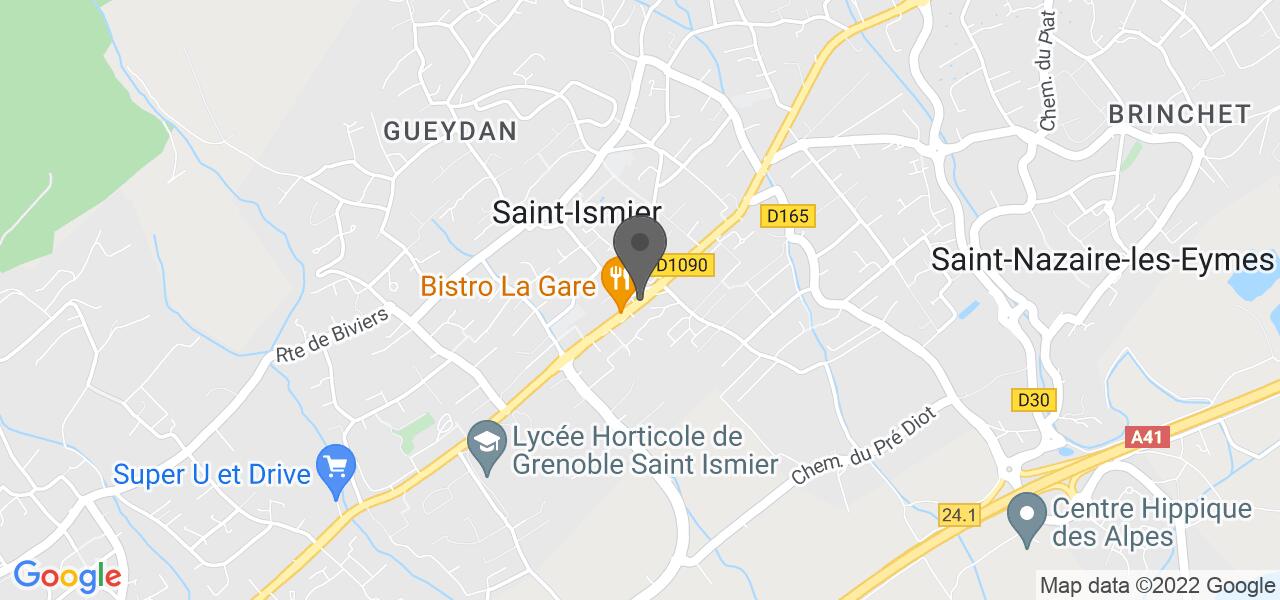 Plan d'accès — Le Bistrot de la Gare