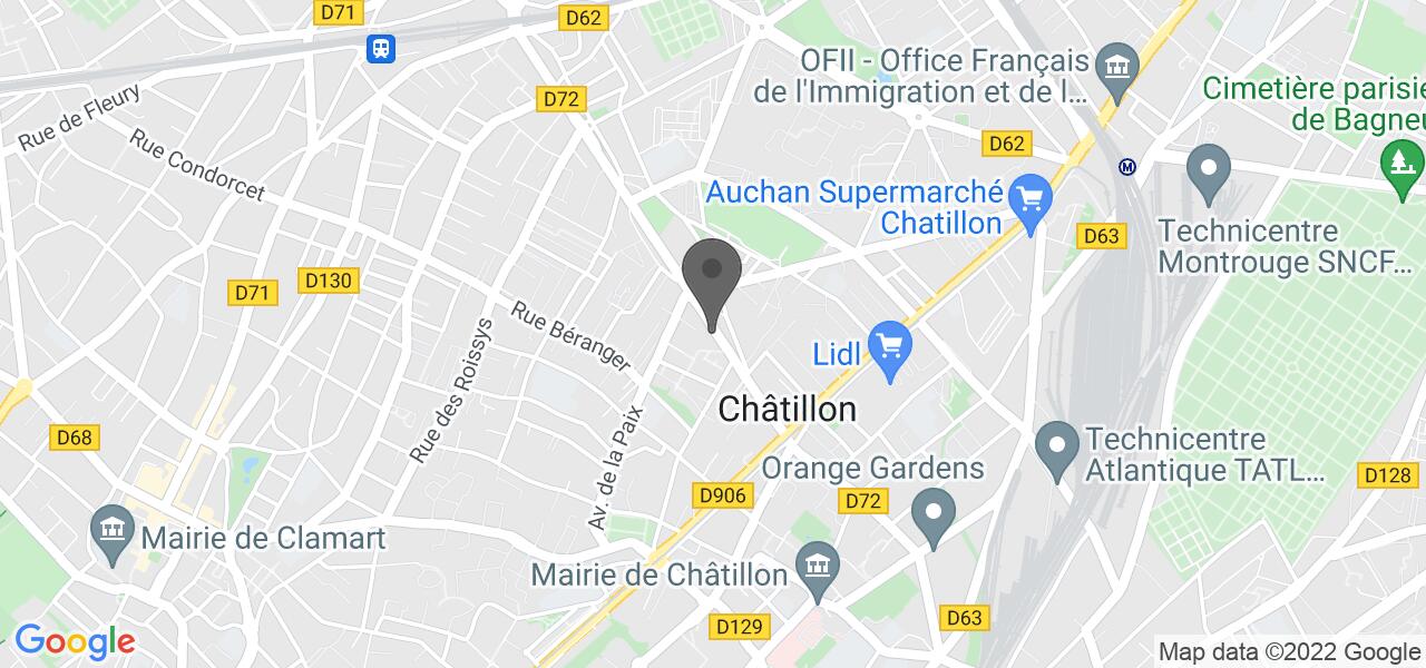 Plan d'accès — Les Canailles bistro chatillonnais