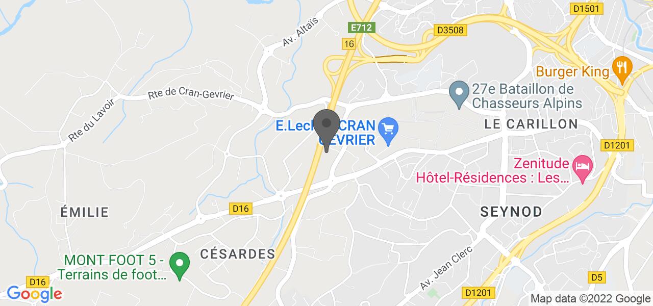 Routekaart — La Petite Cantine d'Ernestine