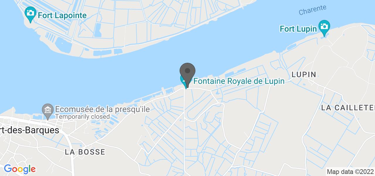 Plan d'accès — L'Escale de Lupin