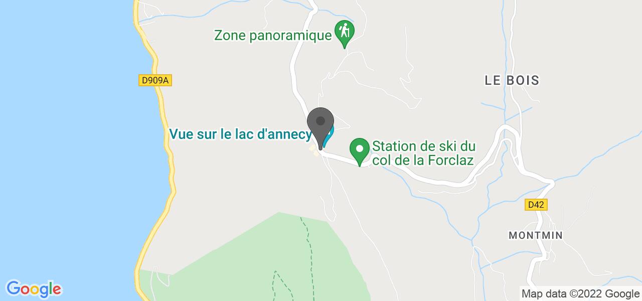 Plan d'accès — L'Auberge de Montmin