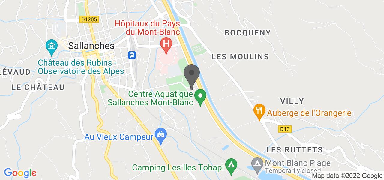 交通地图 — La Braconne Côté Mont-Blanc