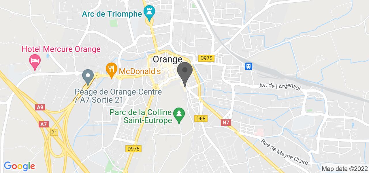 Plan d'accès — Le Parvis Orange