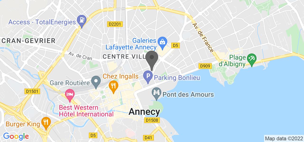 Anfahrtsplan — chez Frantz