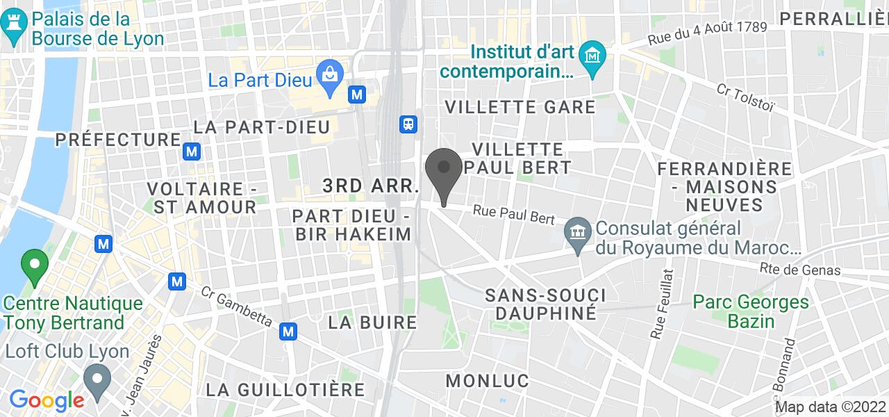 Plan d'accès — Les Délices de la Villette