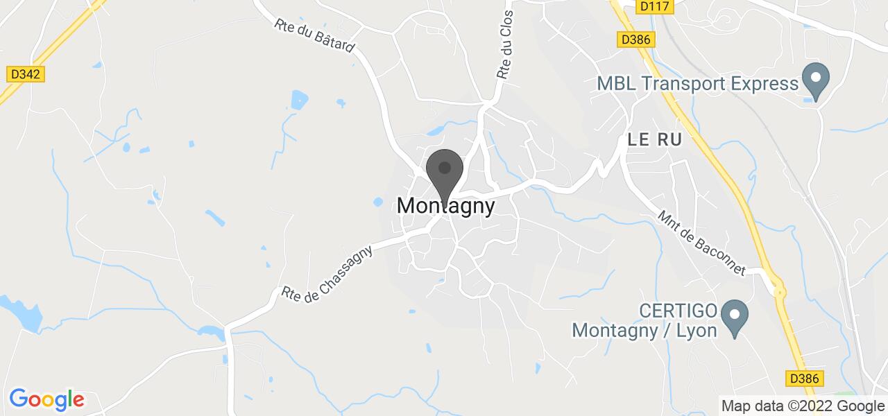 Plan d'accès — Aux Prisons de Montagny