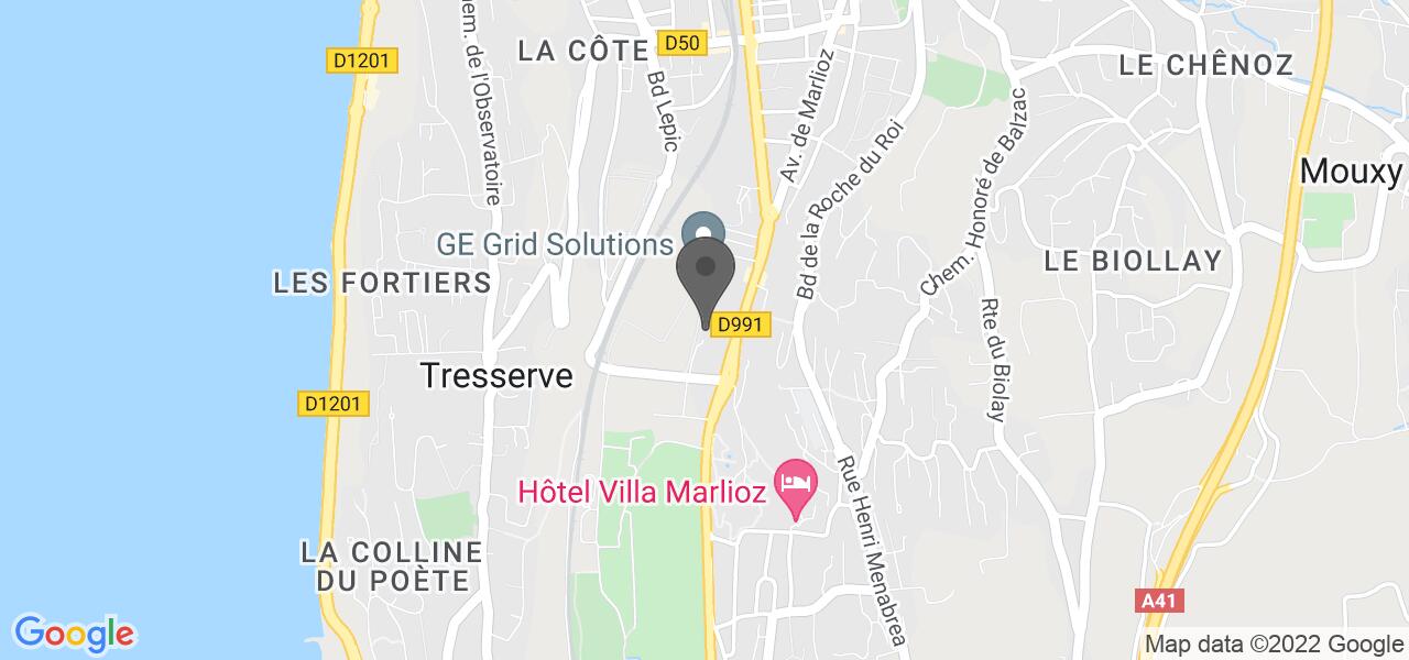 Access map — Côté Court