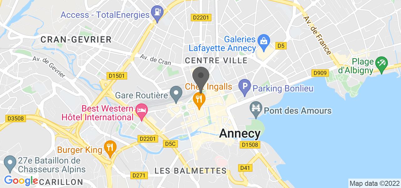 Mapa de acceso — Urban Food Brogny