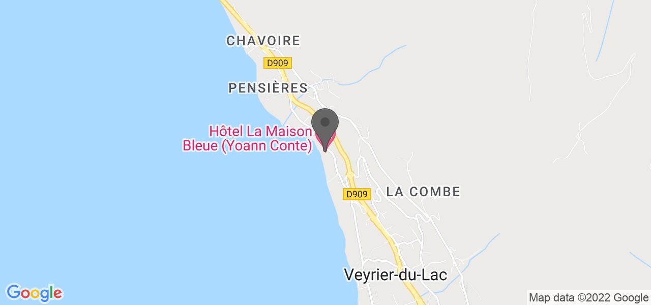 Plan d'accès — Yoann Conte - La Table Étoilée **