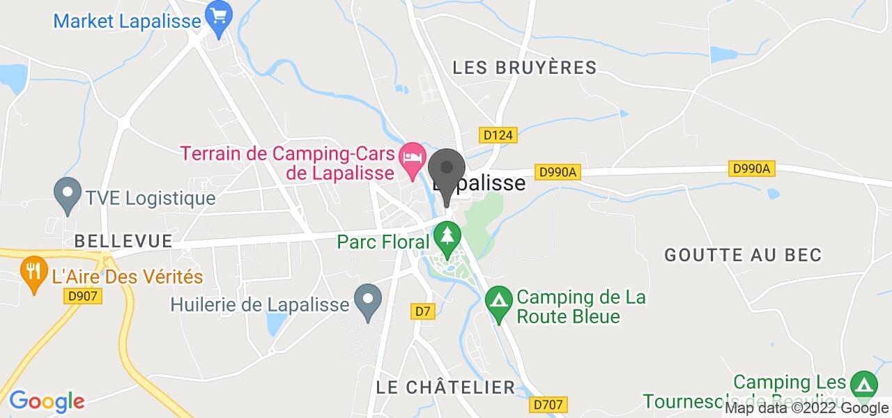 Plan d'accès — Crêperie Les Bigoudènes