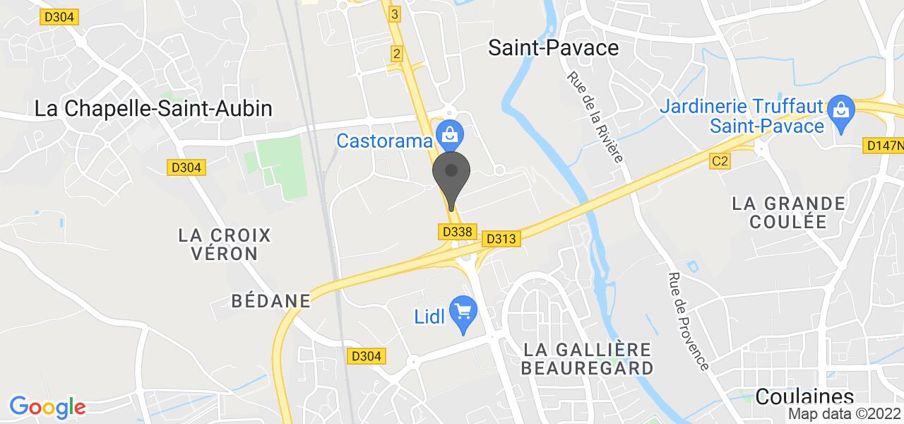 Plan d'accès — L'Ardoise du Mo'Mans