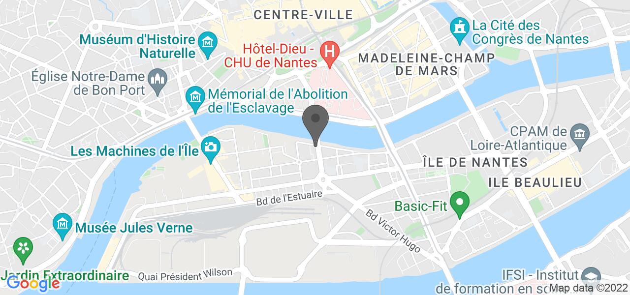 Mapa de acesso — Le Louis Blanc