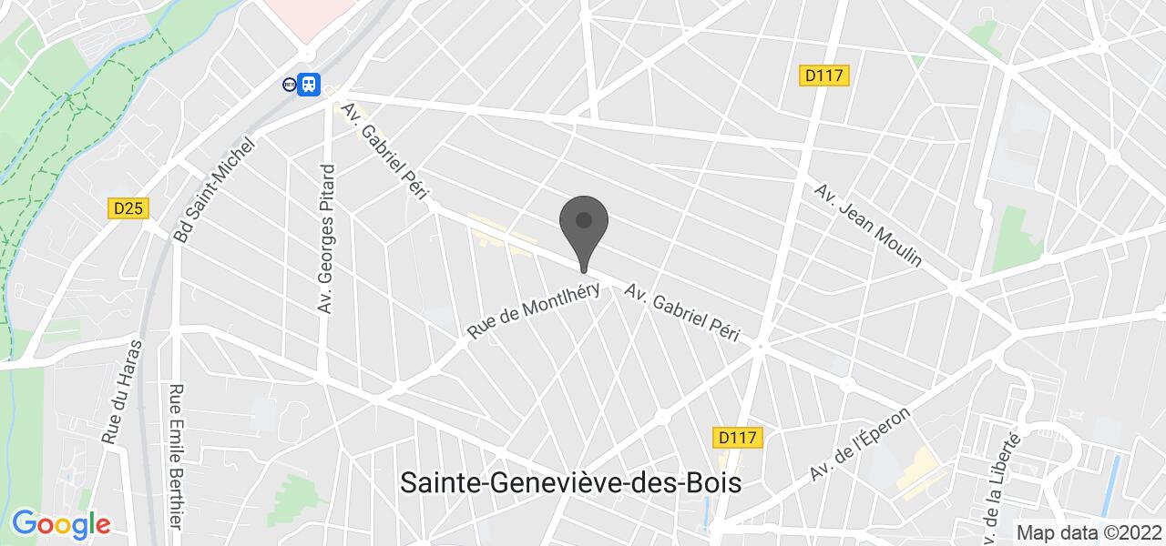 Mapa de acceso — Le Saint Maurice