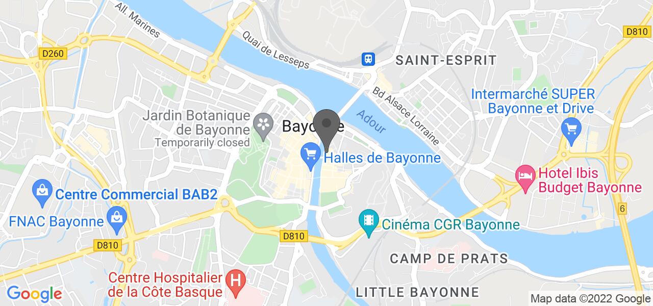 Схема проезда — Le Bayonnais